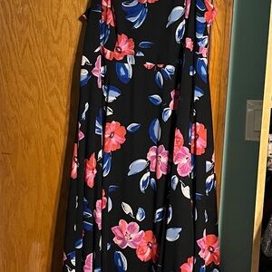 Torrid Black Dress with Floral Print